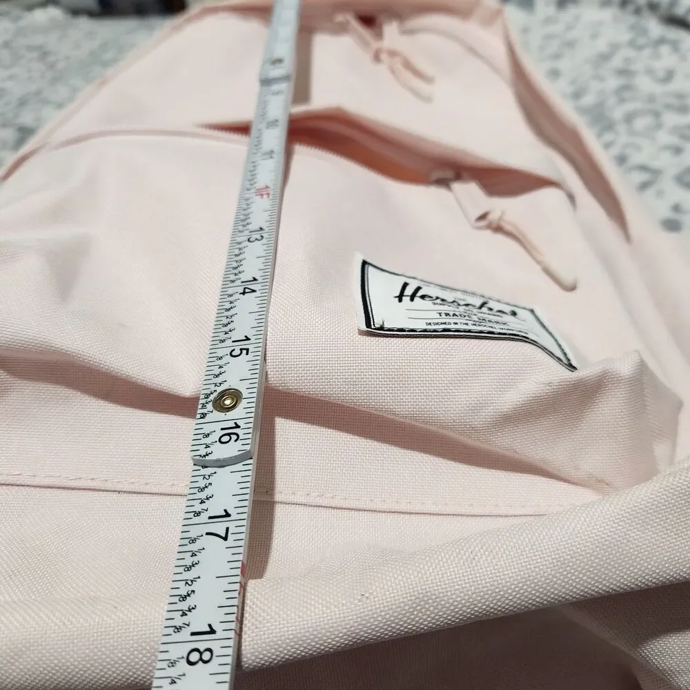 Herschel Backpack Pink Color 18x12x4 Adjustable And Comfortable Straps